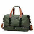 Miniatyrbilde 1 av 5: Romslig Reise- og Treningsbag med Skokammer, Tørr/Våt Separasjon, Justerbar Stropp Ideell for Pendling og Ombordstigning ArmyGreen