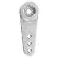 Miniatyrbilde 2 av 8: 21T Servoarm, liten bærbar CNC-maskinert aluminiumlegering 21T Servo Horn Arm RC Styrearm for MD922 MD933 Servoer Sølv
