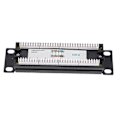 Miniatyrbilde 2 av 5: CAT6 8 Porter Patch Panel Rack Nettverk 10 Tommer 1U Rackmontering med RJ45 Socket kompatibel med Husholdnings Distribu-B14
