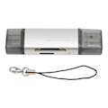 Miniatyrbild 1 av 8: USB C USB 2.0 MICRO USB Minneskortläsare Bärbar Kontor Micro Lagringskortläsare för OS X-system