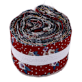 Miniatyrbild 1 av 8: 36 st Jelly Roll Tyg Rik Färg Bred Applikation Mjuk Ren Bomull Quiltning Tyg för Kläder Duk DIY