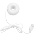 Miniatyrbillede 1 af 5: Hvid Donut Luftfugter USB Kontor Skrivebord Mini Luftfugter Bærbar Luftrenser Hvid