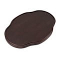 Miniatyrbilde 6 av 8: Te-brett Retro Forhindre Skli Minimalistisk Retro Japansk Stil Matserveringsbrett for Hjem Kaffe Snack Måltider M Uregelmessig Oval
