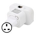 Miniatyrbild 4 av 8: WiFi-räckviddsförlängare, höghastighetsstabil plug and play, bärbar liten WiFi-signalförstärkare 100-240VUK-kontakt