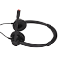 Miniatyrbillede 4 af 8: Callcenter-headset med støjreduktion - Multifunktionelle 3,5 mm on-ear-hovedtelefoner til hjemmekontoret, callcenter og telemarketing