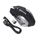 Miniatyrbillede 1 af 8: USB mus 7 farver åndelys 3 hastigheder DPI Justerbar Dual Mode 6 knapper trådløs mus med modtager til computer