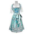 Miniatyrbillede 4 af 5: Hot Kvinder Oktoberfest Dirndl Kjole Kostume - Bayersk Karneval Fest, Prisfald! L Lysegrøn
