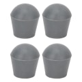 Miniatyrbillede 5 af 8: 10 stk Walking Stick Tip Skridsikker Grå Stærkt Grip Tykke Rund Walking Cane Tip til ældre 0,9 tommer