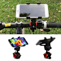 Miniatyrbilde 1 av 4: Universell Motorsykkel MTB Sykkel Styrefeste Holder for Mobiltelefon GPS