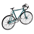 Miniatyrbild 5 av 8: Cykelmodell simulerad levande design vacker utsökt texturerad legering cykel prydnad leksak för present dekoration