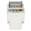 Miniatyrbilde 8 av 8: 50 stk Keystone Jack RJ45 Cat5e 90 graders slank uskjermet punch-fri Ethernet-modul nettverkskontakt