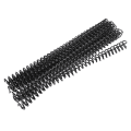 Miniatyrbillede 2 af 8: 20 stk 30 huller LøsE blad Plastbindingsring Fjeder Spiralringe til A4 papir 11mm sort