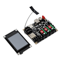 Miniatyrbillede 2 af 8: 2,4 tommer touchskærm 32 bit lasergraverings hovedkort kontrolkort med køleplade 3D printer bundkort 12‑24VDC