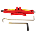 Pikkukuva 1 / 8: Scissor Jack Professional auton tavaratilan renkaan rautakahvainen nostotyökalu punainen Outdoors1T:lle
