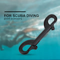 Pikkukuva 4 / 8: KEEP DIVING Kestävä ruostumattomasta teräksestä valmistettu kaksipäinen kiinnityskoukkupultti Snap-sukellussolki (115 mm)
