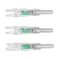 Miniatyrbillede 6 af 8: 3 stk. bueskydning oplyste nocks plast automatisk med switch 6,2 mm indre diameter bueskydning nock hale til natjagt grøn