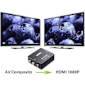 Miniatyrbilde 3 av 5: AV til HDMI Adapter Mini AV CVBS til HDMI Adapter