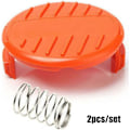 Pikkukuva 2 / 5: 2 kpl Puolakannen suojus + jousen varaosat BLACK + DECKER STC1815 GL4525 ruohotrimmeriin 385022-03