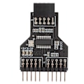 Miniatyrbillede 7 af 8: 9 Pin USB Splitter 9 Pin til Dual 9 Pin In Line USB2.0 stik hun 1 til 2 han 0,3 meter forlængerkabel USB header Hub