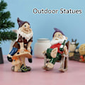 Miniatyrbilde 3 av 5: Utehage Terrasse Dekor med Morsom Hage Resin Hage Statue for Hjem, Hage og Utendørs