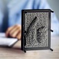Miniatyrbild 3 av 5: 3D Nagel Skulpturer Metall Tall Konst Kreativ Ande Avkoppling 13 x 18 cm Nagelkonst Handavtryck Ansikte Metallstång Relief Effekt Väggskulptur Ram, Bla