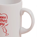 Miniatyrbillede 3 af 5: Keramisk krus Happy Fatherwis Day tema keramik kaffekop til hjemmet kontor rejse CCP348