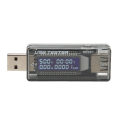 Miniatyrbillede 5 af 8: USB-opladermåler LCD-skærm Transparent bærbar strømspændingstester 3,5‑20V 0‑3,3A