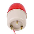Miniatyrbillede 5 af 8: 1 stk. AC 220V 15W LED Blitz Stroboskoplys Advarselslampe Industri Maskinværktøj Rød