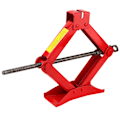 Pikkukuva 4 / 8: Scissor Jack Professional auton tavaratilan renkaan rautakahvainen nostotyökalu punainen Outdoors1T:lle