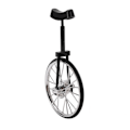 Miniatyrbillede 3 af 8: Mini unicykel model i høj simulation holdbar robust legering udsøgt design bred anvendelighed mini unicykel ornament