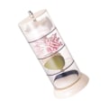 Miniatyrbillede 2 af 8: Multi Layer Pudder Puff Organizer Åndbar Støvsikker Øreringe Hvid Roterbar Beholder til Hjem 4 Lag