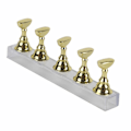 Miniatyrbilde 4 av 8: Falsk negl display stativ holder sett negl kunst praksis holder gull magnetisk negl visning hylle