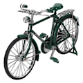 Pikkukuva 2 / 8: Vintage Bike Model High Simulation Pyörivä pyörä Hienot yksityiskohdat Minipyörämalli pöydän kirjahyllyn koristeluun