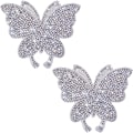 Miniatyrbillede 5 af 5: 4 stk. Butterfly Krystal Bilstickere Rhinestone Bling Dekaler til Bumper Vinduer Laptops