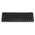 Miniatyrbilde 8 av 8: Mekanisk tastatur 64 taster Trådløst 2.4G BT3.0 5.0 Type C Kablet tilkobling Ergonomisk design Svart Mekanisk tastatur Rød bryter