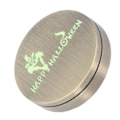 Miniatyrbillede 6 af 8: Metal Slider Sensorisk Legetøj Rund Form Glød i Mørket Lindre Stress Fingerspids Push Slider Legetøj Guld