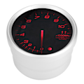 Miniatyrbild 3 av 8: 12 V 80mm 3,75 tum varvräknare modifierad LED 11000 RPM hastighetsmätare kit rött ljus