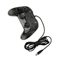 Miniatyrbild 6 av 8: Trådbunden spelkontroll Dubbel vibration RGB Transparent skal Gamepad Joystick för Xbox PC Svart