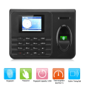 Miniatyrbild 7 av 8: Attendance Machine Time Clock 2,4-tums färgskärm Biometri Fingeravtryck Lösenord Checka in ut 100‑240VEU Plugg