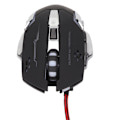Miniatyrbillede 8 af 8: RGB kablet gamingmus med sideknapper, 1200 DPI, RGB-åndedrætslys, USB-mekanisk gamingmus