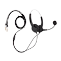 Miniatyrbilde 6 av 8: Call Center Headset med dobbel 3,5 mm plugg hørselsvern støydempende mikrofon datamaskin headset