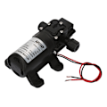 Miniatyrbilde 3 av 8: DC 12V 70W 6L/Min Selvsugende høytrykksmembranpumpe To-sidet gjenget vannpumpe