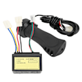 Miniatyrbillede 6 af 8: 12V 250W 3-ledningsbørstecontroller forlænget kabel-håndgrebssæt elektrisk cykelstyr