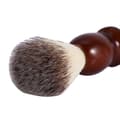 Miniatyrbillede 6 af 7: Professionel barberkost til mænd, ansigtsrensende nylonhår og træhåndtag, barberværktøj