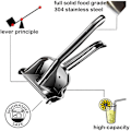 Miniatyrbillede 2 af 5: Rustfrit Stål Citruspresser Heavy Duty Manuel Citronpresser til Appelsin Lime Grapefrugt med Bonus 50