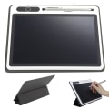 Miniatyrbillede 7 af 8: Elektronisk notesblok LCD-tablet tegneblok Forretningsartikler Håndmalingsværktøj 9 tommer (sort (med etui i imiteret læder))