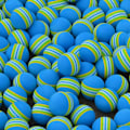 Miniatyrbild 4 av 8: 20 st färgglada elastiska bollar EVA-skumbollar inomhus träningsboll lekplats barnleksak svampboll sport träningsverktyg blå röd