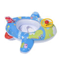 Miniatyrbillede 1 af 8: Baby Pool Float med sikkerhedssæde Rat Cartoon Flyvemaskine Formet oppustelig svømmering til børn Pool Svømning Træningshjælpemiddel Lille Dinosaur