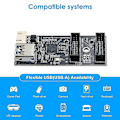 Pikkukuva 3 / 5: Usb 3.2 Gen1 -kaksois-19-nastainen urosadapterikortti, 5 Gbps Usb3.0 - 2-porttinen 19-nastainen laajennuskortti, yhteensopiva Windowsin kanssa