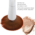 Miniatyrbillede 7 af 8: 2 i 1 Multifunktionel Bærbar Blusher Pensel Pudder Kosmetisk Pensel Makeup Værktøj Sølv